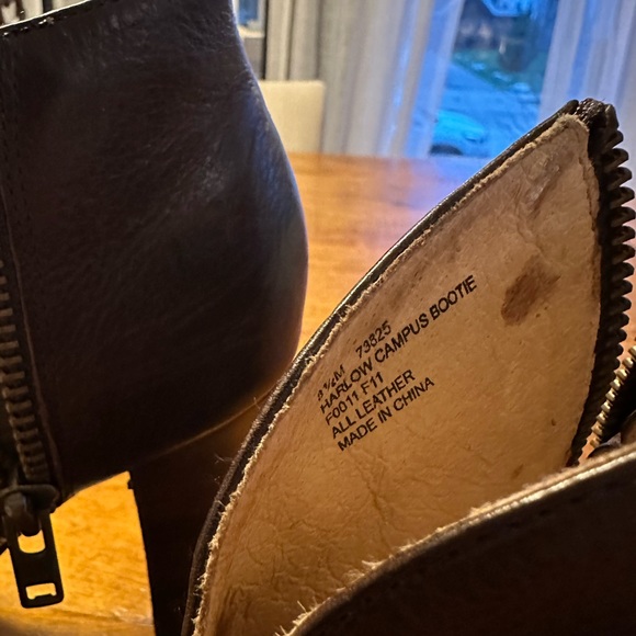 The Frye Company Harlow Campus Bootie - Brown Size 8.5 - Picture 3 of 4